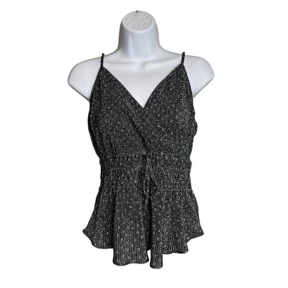 Abercrombie & Fitch‎ Y2K Women's Ditsy Floral Wrap Cami Top Size M Fairy Grunge - Picture 1 of 12